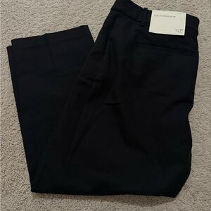 NWT LOFT riviera slim Black Dress Pants 12 petite curvy